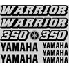 Yamaha 350 Warrior motociklo lipdukų rinkinys