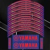 YAMAHA ratlankių lipdukai sportiniams motociklams – ryškus dizainas