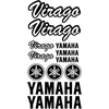 Yamaha Virago motociklo lipdukai