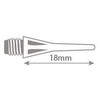 Softips Harrows Spare Micro Tip juoda/balta 30 vnt.