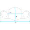 Mizuno SS21 Apsauginė Kaukė J2GW055M05