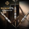 Harrows Magnum 97% 50-mečio jubiliejinis leidimas, smiglis su plieniniais antgaliais