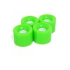 Plastikiniai SMJ ratukai riedlentėms 60x45mm /4vnt./ žali