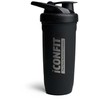 ICONFIT Nerūdijančio plieno gertuvė/plaktuvė juodos sp. 900 ml.