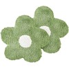 Beliani Rinkinys 2 dekoratyvinės pagalvės SORREL Medvilnė 30 x 30 cm Žalias Flower