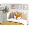 Beliani rinkinys iš 2 vaikų pagalvės fox 50 x 40 cm oranžinė VADOMARA