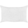 Beliani Rinkinys 2 BANORI lininės dekoratyvinės pagalvės 30 x 50 cm Baltas Solid