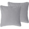 Beliani Rinkinys 2 dekoratyvinės pagalvės MOTARI Velvet 45 x 45 cm Kamuolys Geometrinis raštas
