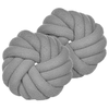 Beliani Rinkinys 2 dekoratyvinės pagalvės AKOLA Boucle 31 x 31 cm Saw Unity