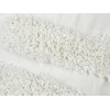 Beliani Rinkinys 2 dekoratyvinės pagalvės SNOWDROP Medvilnė 40 x 25 cm Baltas