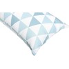 Beliani 2 sodo pagalvių rinkinys TRIFOS Geometrinis raštas 40 x 70 cm Mėlynas