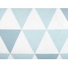Beliani 2 sodo pagalvių rinkinys TRIFOS Geometrinis raštas 40 x 70 cm Mėlynas