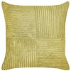 Beliani Rinkinys 2 dekoratyvinės pagalvės MILLET Velvetas 43 x 43 cm alyvuogių geometrinis raštas