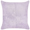 Beliani Rinkinys 2 dekoratyvinės pagalvės MILLET Velvetas 43 x 43 cm Violetinis Geometrinis raštas