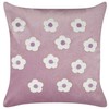 Beliani Rinkinys 2 dekoratyvinės pagalvės ECHINACEA Velvet 45 x 45 cm Violetinis
