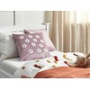 Beliani Rinkinys 2 dekoratyvinės pagalvės ECHINACEA Velvet 45 x 45 cm Violetinis