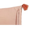 Beliani Rinkinys 2 dekoratyvinės pagalvės RUMHORA Velvet 45 x 45 cm Rožė Gėlių raštas