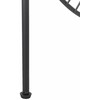 Beliani 3 dalių kambario pertvara NOALE juodos spalvos 135 cm 170 cm