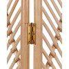 Beliani 3-jų skydų taikos skėtis COSENZA Skaidrių akių 106 cm 180 cm