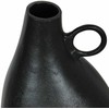 Beliani Wazon dekoracyjny NARBADA Metal 36 cm Juodas