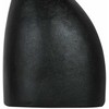 Beliani Wazon dekoracyjny NARBADA Metal 36 cm Juodas
