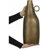 Beliani Wazon dekoracyjny SAMBHAR Metal 46 cm Mosiężny