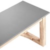 Beliani Sodo suolas NOTTERI 180 cm pilkas betonas