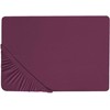 Beliani Medvilninis paklodė 200 x 200 cm bordo JANBU Lumarko!