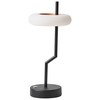 Beliani Bezprzewodowa lampa stołowa LED ALVIELA Ze ściemniaczem Metal Juodas