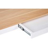 Beliani elektra reguliuojamas rašomasis stalas KENLY, ruda/balta, 120 cm, 60 cm, su USB jungtimi