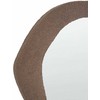 Beliani Sieninis veidrodis BLISMES 79x80 cm, boucle, rudas