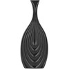 Beliani Wazon dekoracyjny ceramiczny 39 cm juoda THAPSUS!