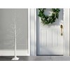 Beliani Dekoracja ogrodowa LED ALBIONI Drzewko 180 cm Baltas