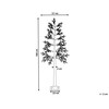 Beliani Dekoracja ogrodowa LED ALBIONI Drzewko 180 cm Baltas