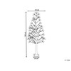 Beliani Dekoracja ogrodowa LED ALBIONI Drzewko 180 cm Baltas