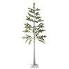 Beliani Dekoracja ogrodowa LED ALBIONI Drzewko 180 cm Baltas