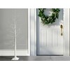 Beliani LED sodo dekoracija ALBIONI medelis 180 cm baltas