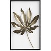 Beliani Sieninis dekoras CURIUM Lapas, metalinis, 50 cm, spalvotas