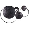Beliani Sieninis dekoras HELIUM Metal 45 cm auksinis
