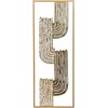 Beliani sienų apdaila THULIUM Metal 75 cm Auksinis
