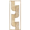 Beliani sienų apdaila THULIUM Metal 75 cm Auksinis