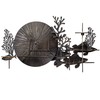 Beliani Dekoracja ścienna Ryba BARIUM Metal Mėlyna 48 cm