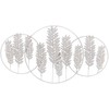 Beliani Dekoracja ścienna Liść COPERNICIUM Metal 50 cm Auksinis