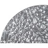 Beliani Dekoracja ścienna MOSCAVIDE Metal 60 cm Sidabrinė