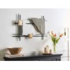Beliani Sieninis dekoras PORTMARNOCK metalinis 45 cm spalvotas