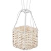 Beliani Dekoracja ścienna Balon BEMBA Rattan 60 cm Naturalny