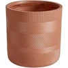 Beliani Gėlių vazonas VOULA 31 cm rudas