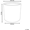 Beliani Doniczka VOULA 31 cm Auksinis rudas