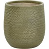 Beliani Doniczka LIVADIA 39 cm Oliwkowy