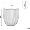 Shumee Beliani Doniczka CHIOS 44 cm Kremas